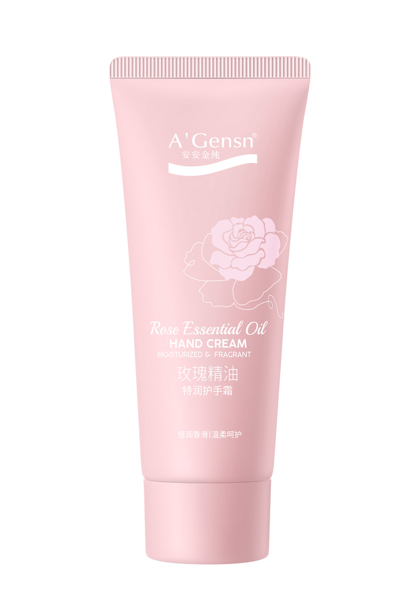 Rose essential oil moisturizing hand cream